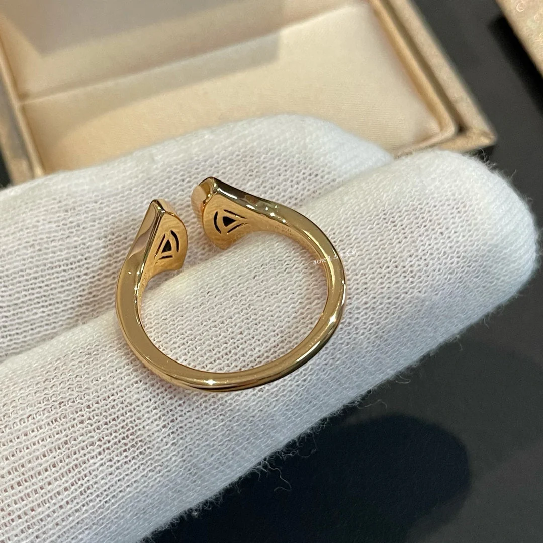 [BV]DREAM MALACHITE DIAMOND OPEN RING