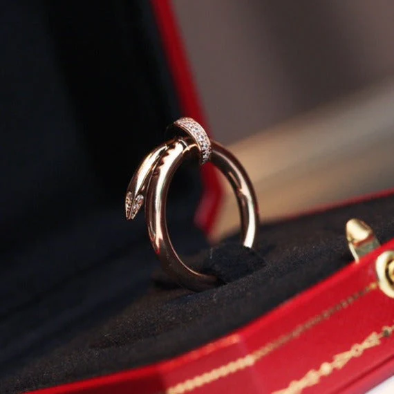 [CT]JUSTE RING 2.65MM PINK GOLD DIAMOND