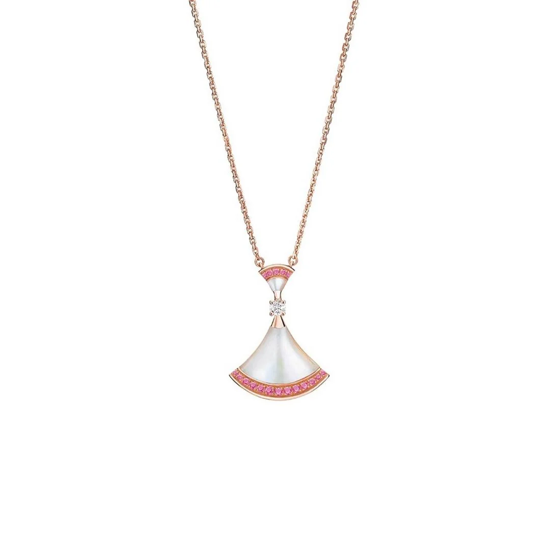 [BV]DREAM NECKLACE MOP PINK DIAMOND