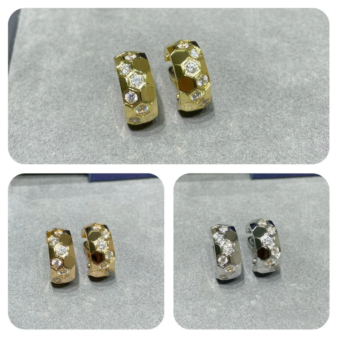 [CH]BEE LOVE DIAMOND HOOP EARRINGS