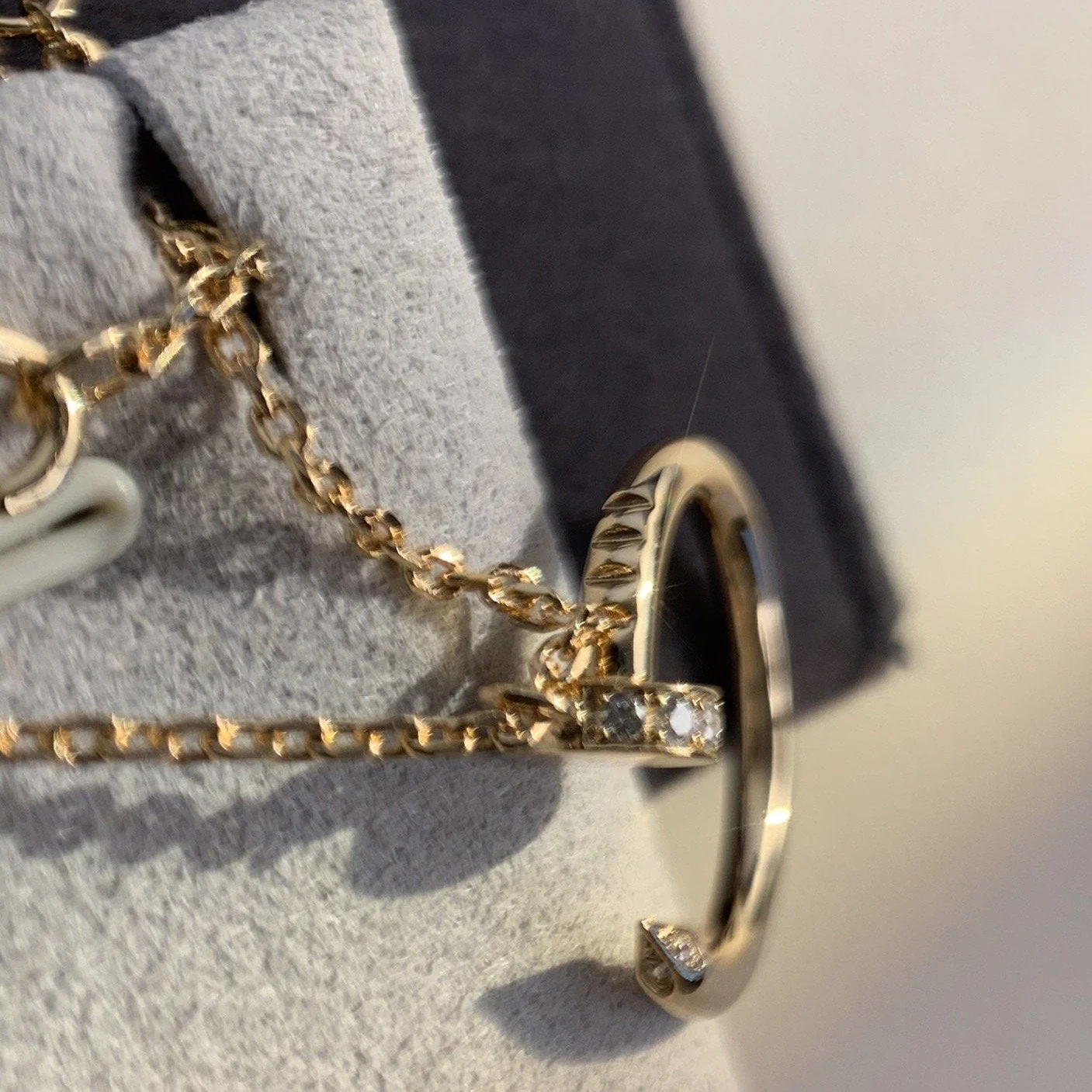 [CT]JUSTE NECKLACE PINK GOLD