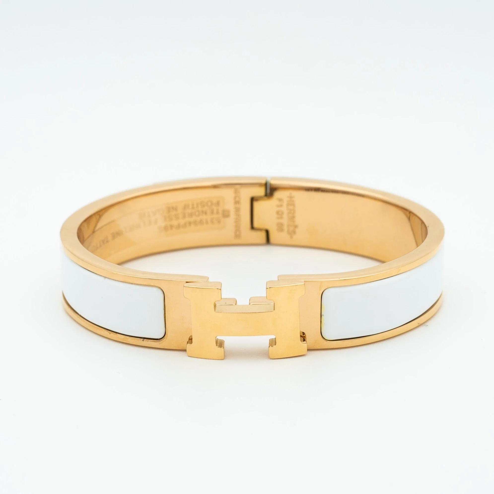 [Hmes]H WHITE BRACELET