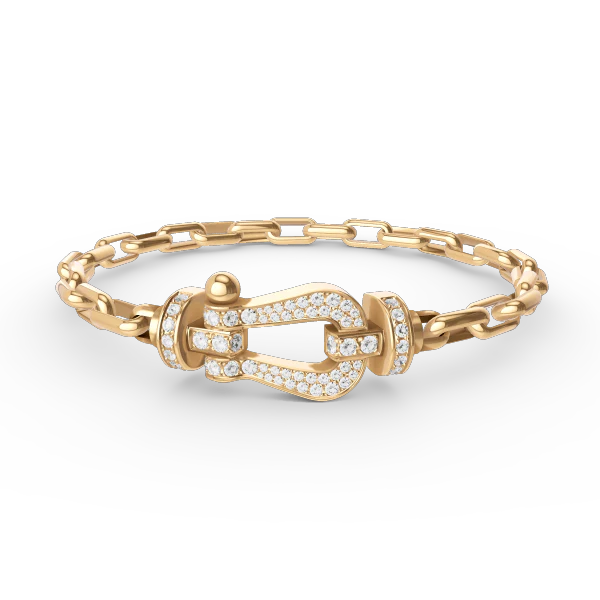 [FE]FORCE LARGE HORSESHOE CLASP  METAL BRACELET