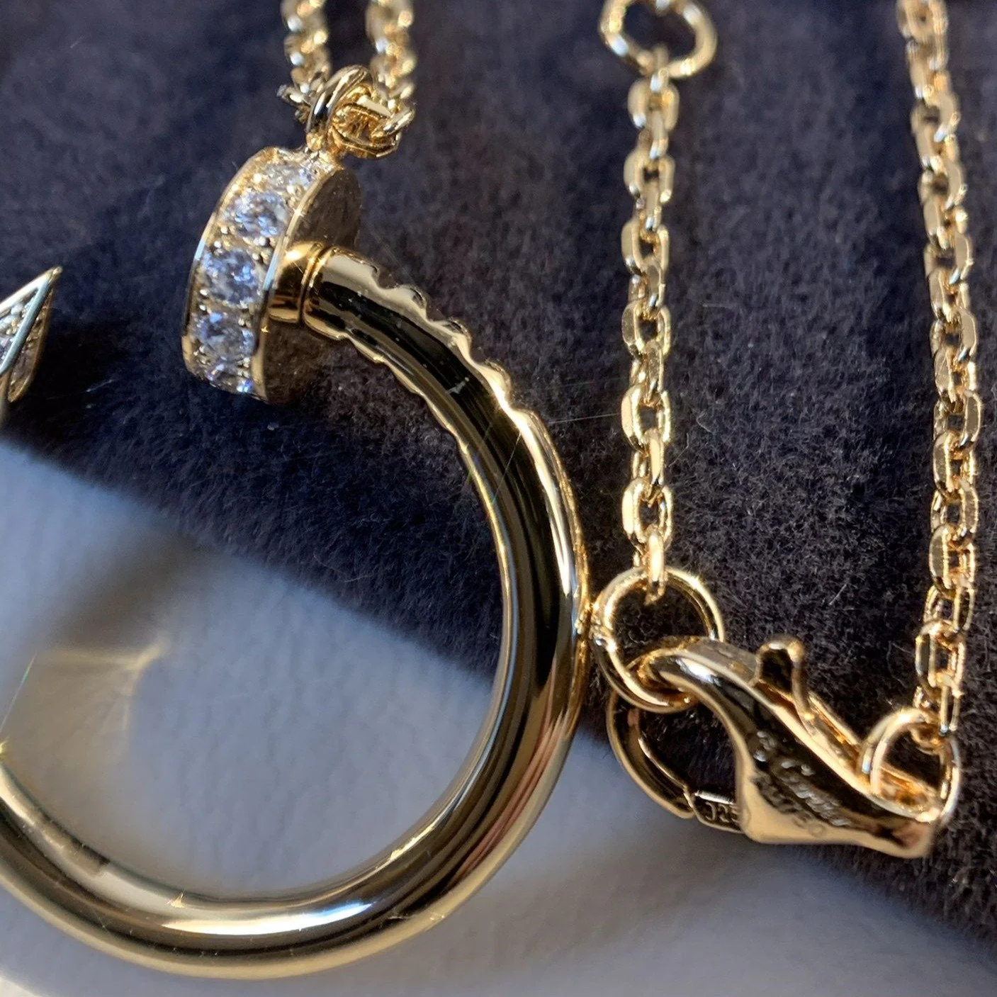 [CT]JUSTE NECKLACE PINK GOLD