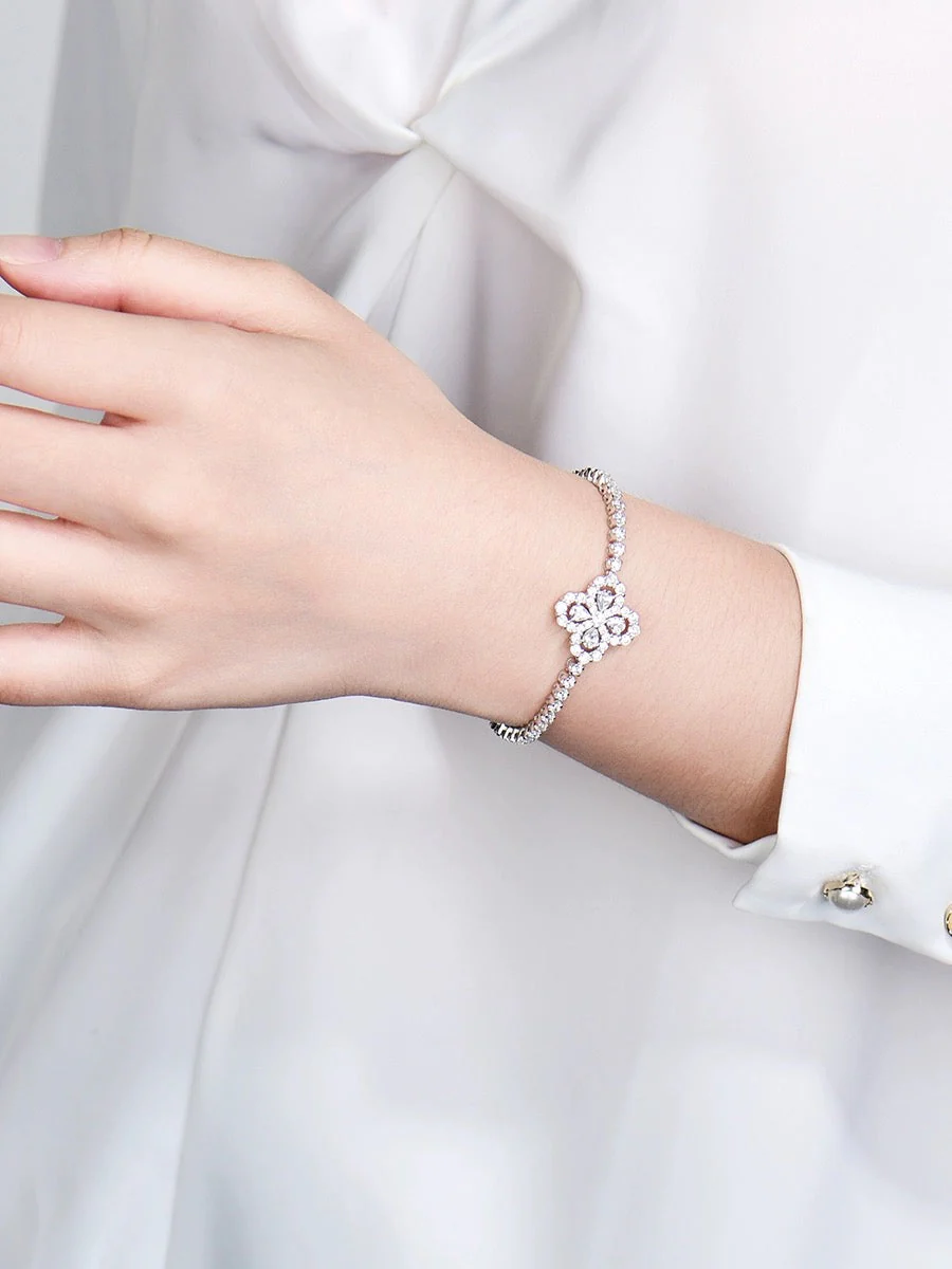 [VA]LOOP BRACELET FULL MOTIF DIAMOND 16MM