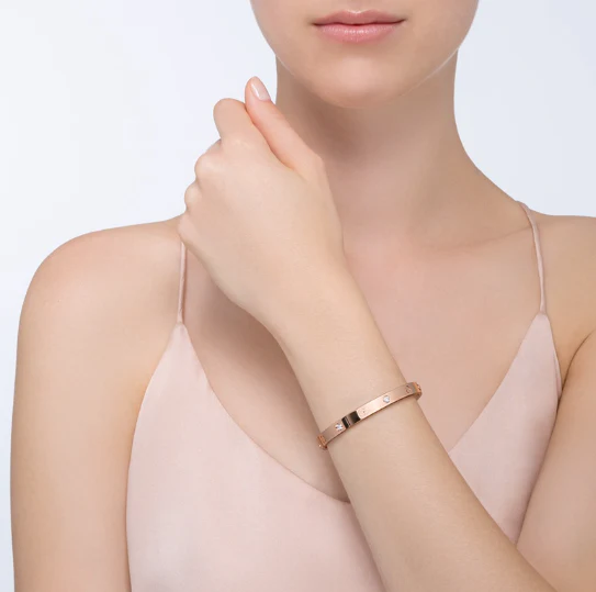 [CT]LOVE BRACELET 6.1MM 4 DIAMONDS