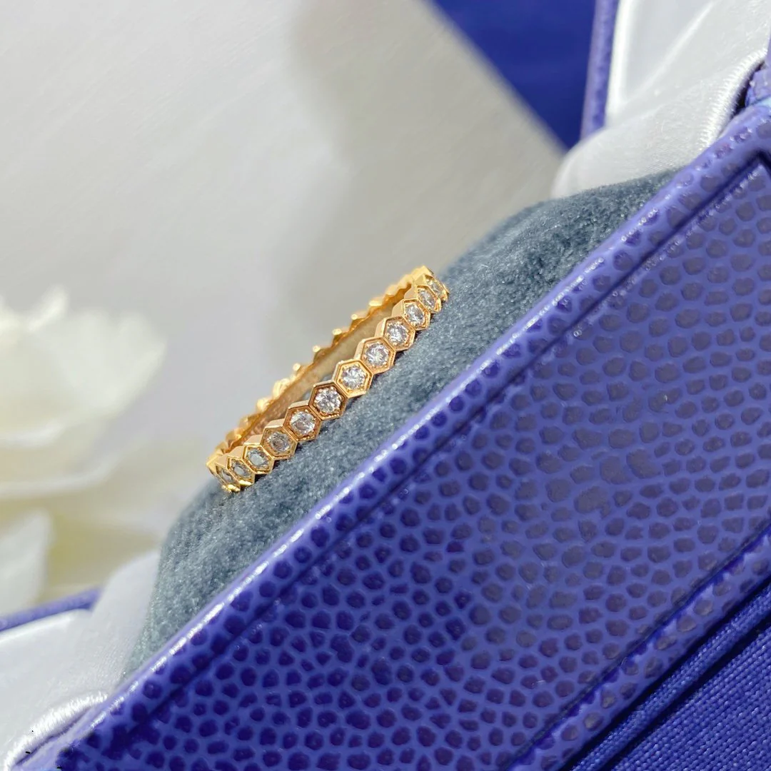 [CH]BEE LOVE DIAMOND PAVED SMALL RING