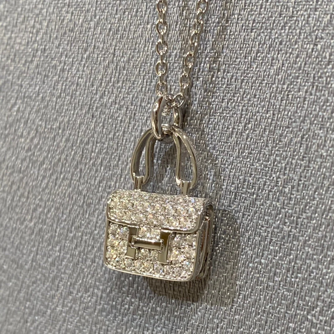 [Hmes]CONSTANCE PEDANT DIAMOND NECKLACE