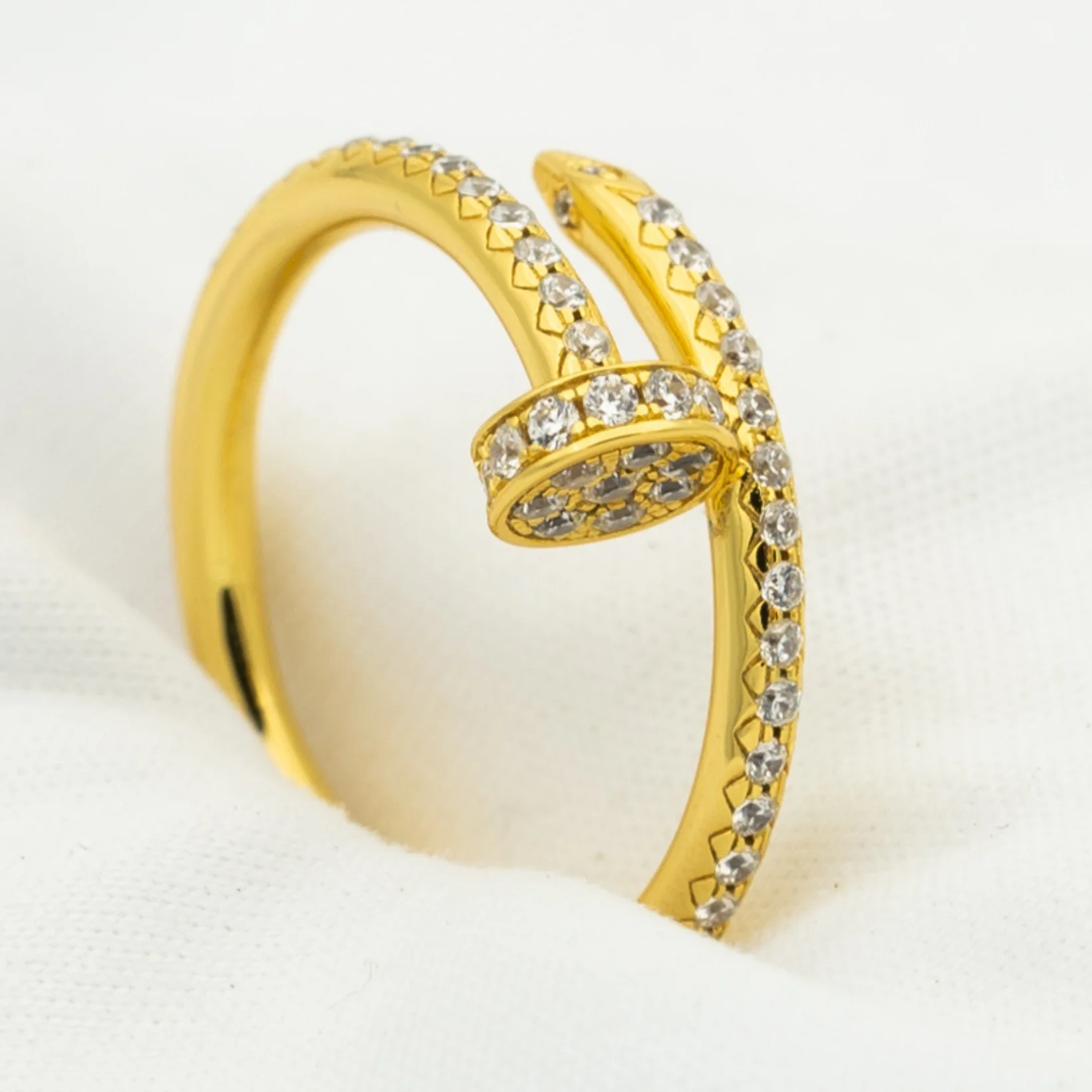 [CT]JUSTE RING 1.8MM GOLD DIAMONDS