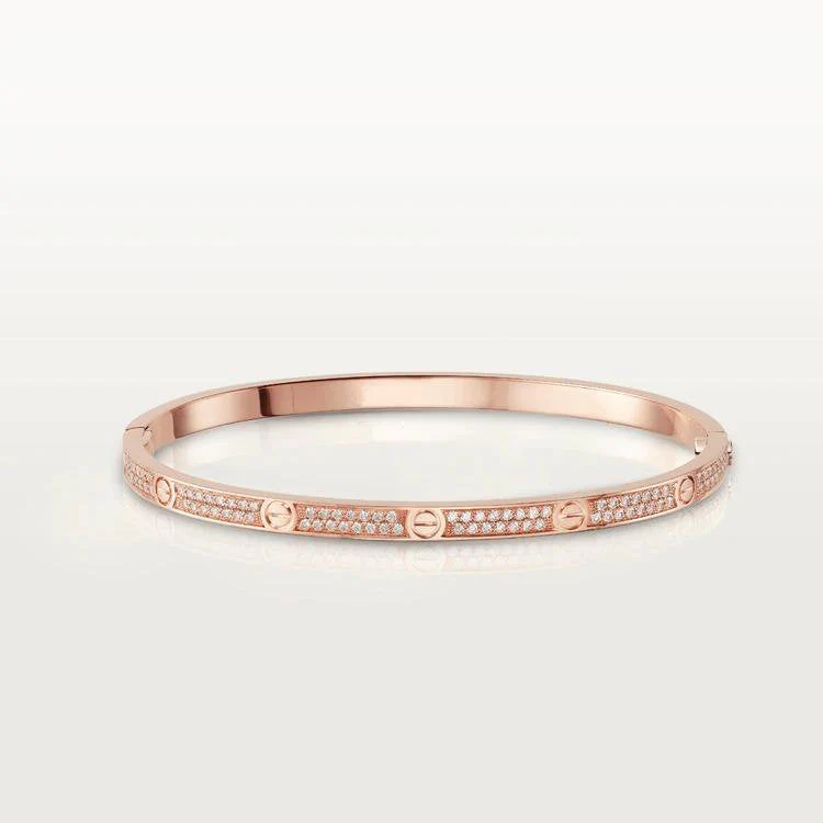 [CT]LOVE BRACELET 3.65MM DIAMOND-PAVED