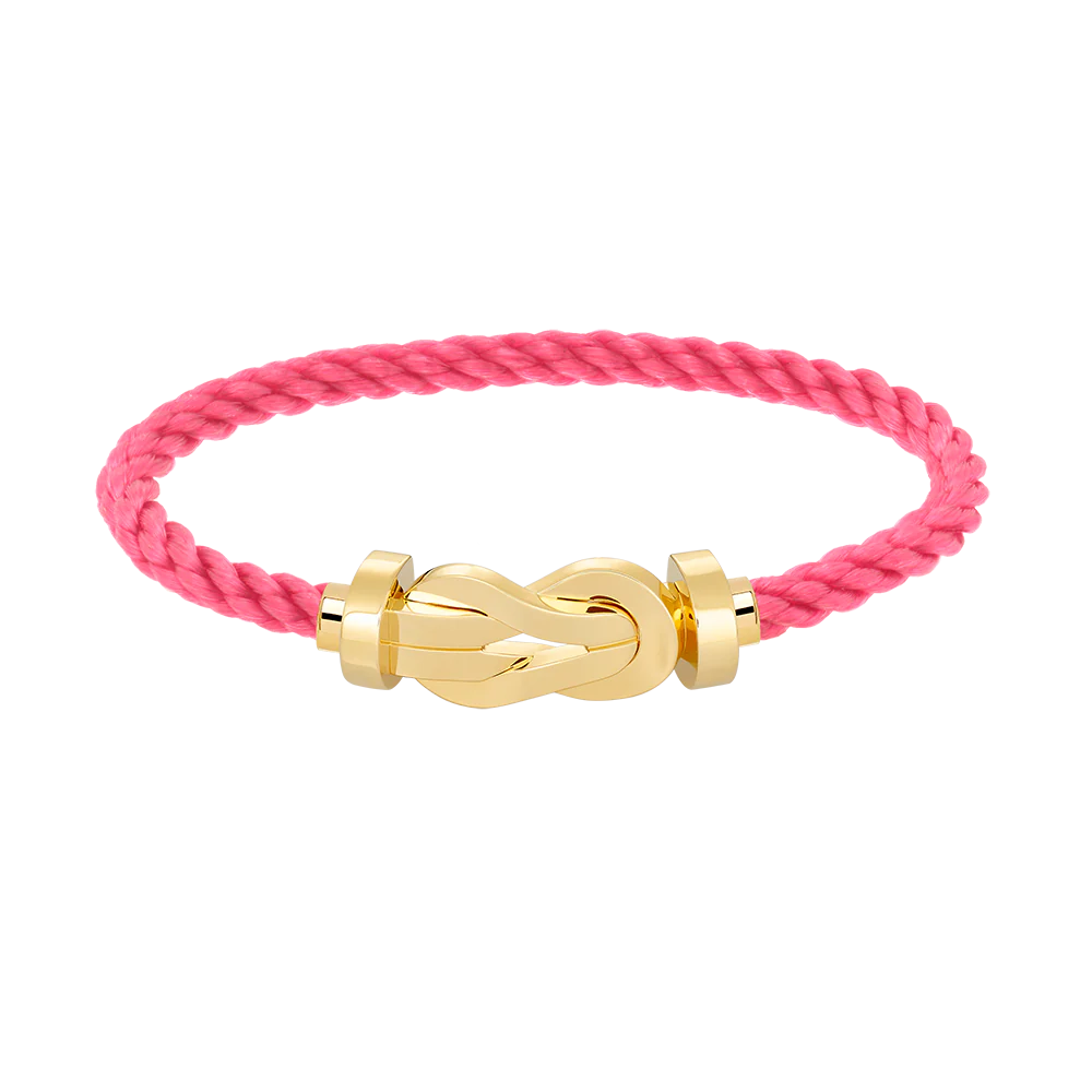 [FE]CHANCE LARGE 8 FIGURE BUCKLE NO DIAMOND BRACELET GOLD