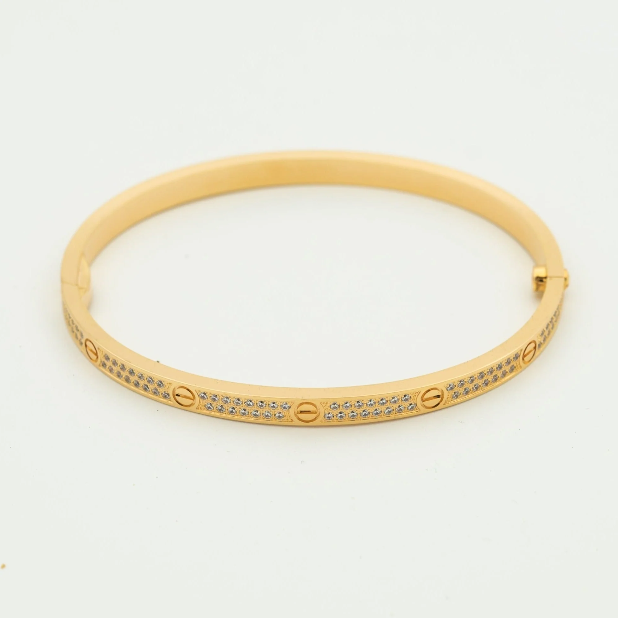 [CT]LOVE BRACELET 3.65MM DIAMOND-PAVED