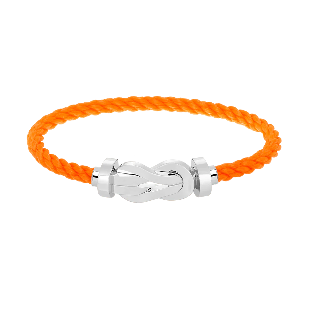 [FE]CHANCE LARGE 8 FIGURE BUCKLE NO DIAMOND BRACELET SILVER