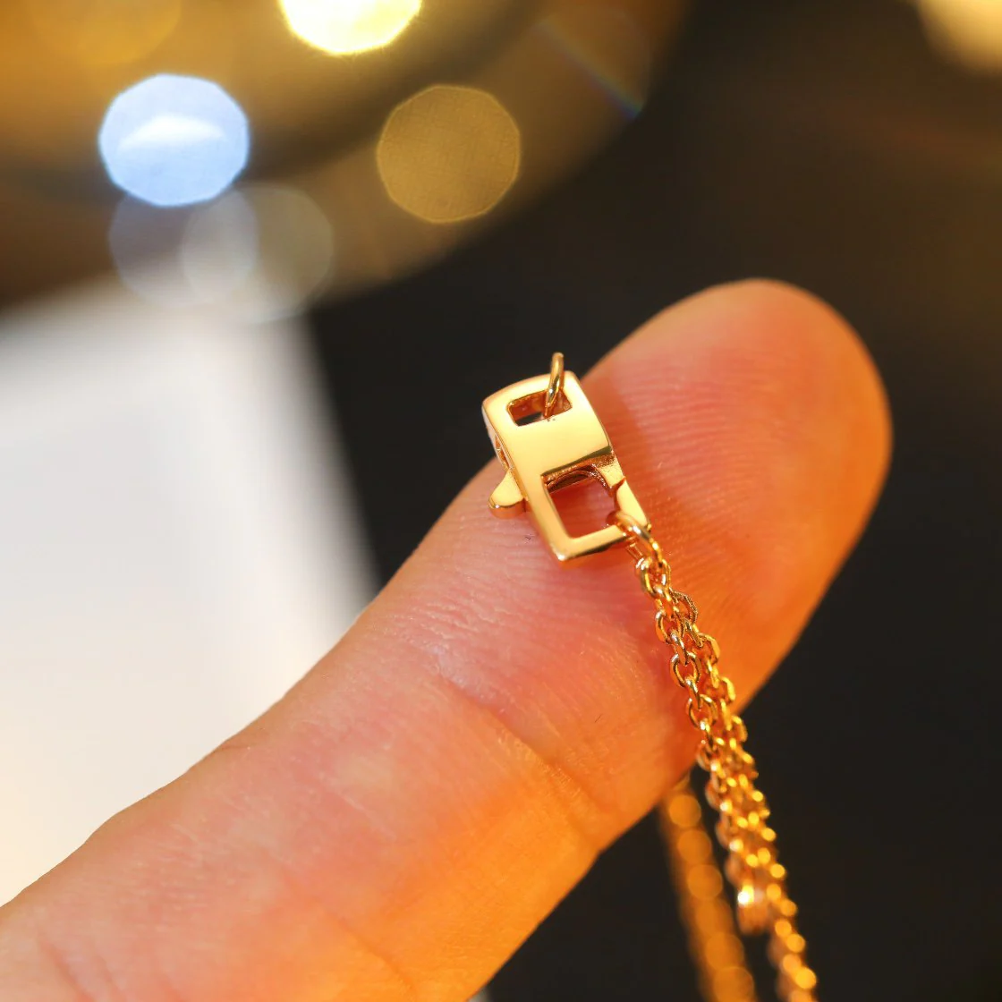 [Loui]STAR AND SUN DIAMOND PINK GOLD NECKLACE