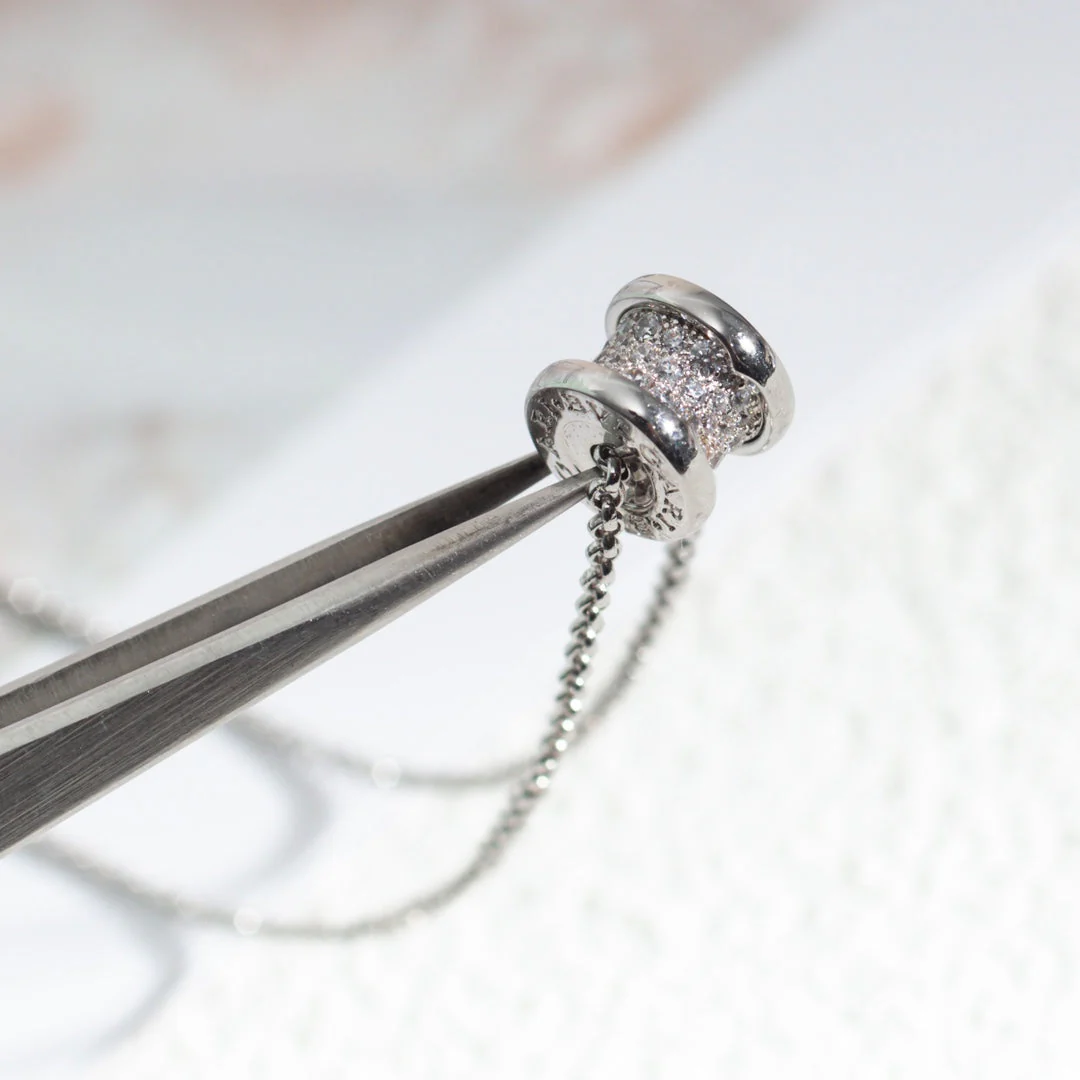 [BV]ZERO 1 SILVER DIAMOND NECKLACE