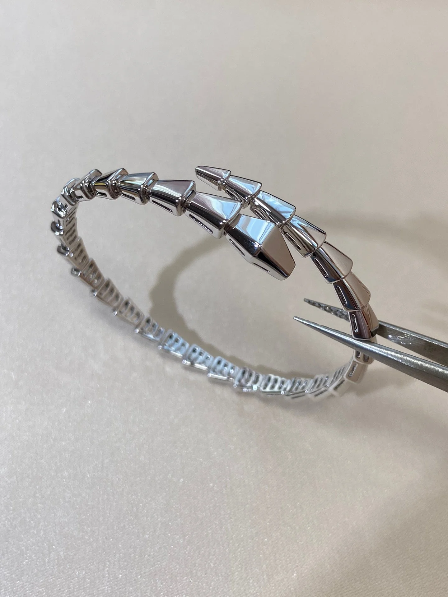 [BV]SERPENTI VIPER SILVER BRACELET