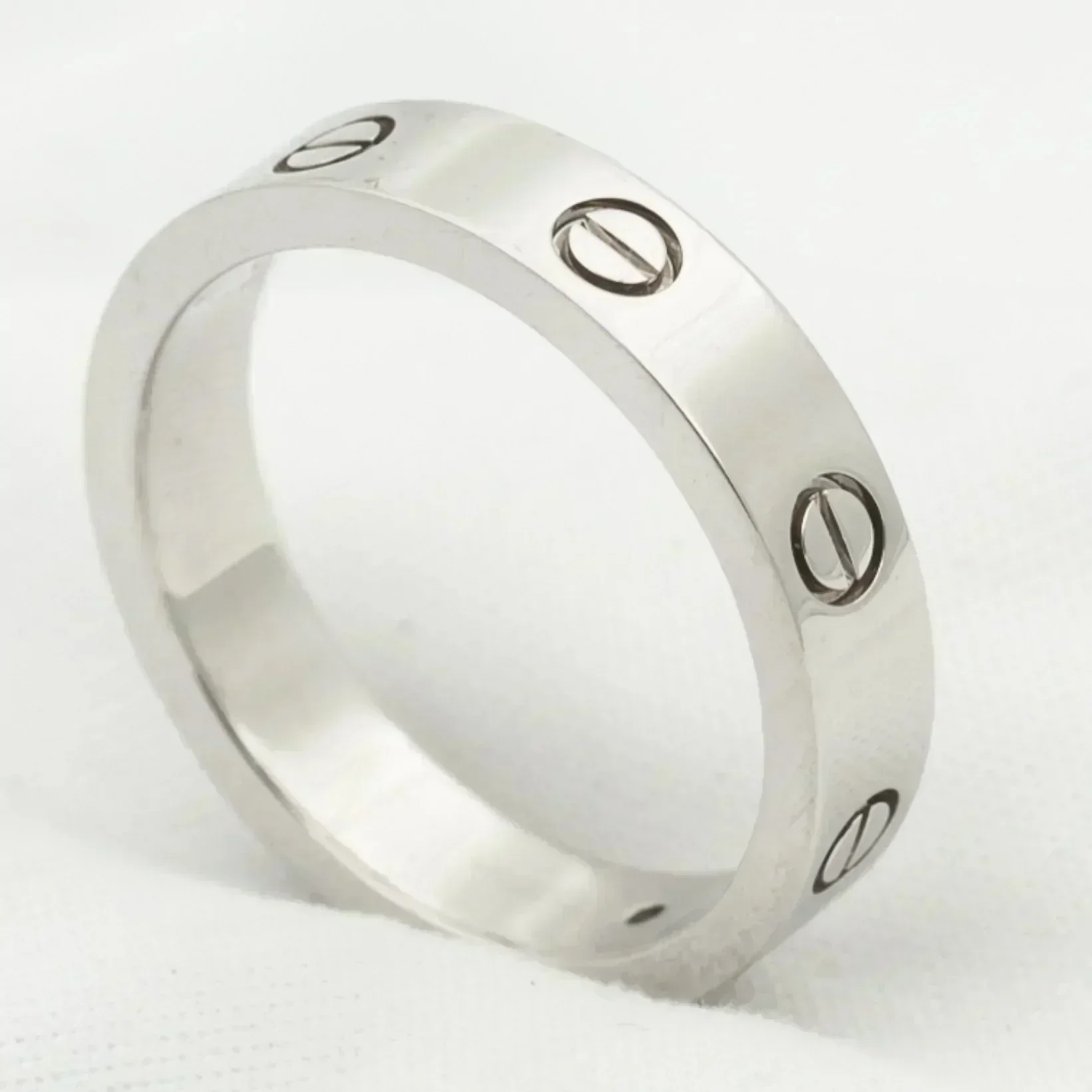 [CT]LOVE RING 4MM 1 DIAMOND SILVER