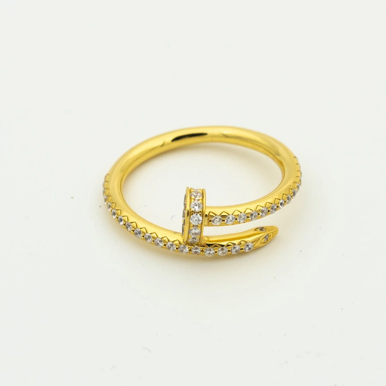 [CT]JUSTE RING 1.8MM GOLD DIAMONDS
