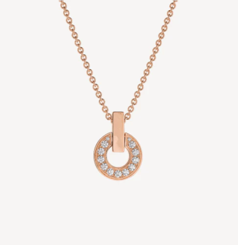[BV]GARI NECKLACE PINK GOLD DIAMOND