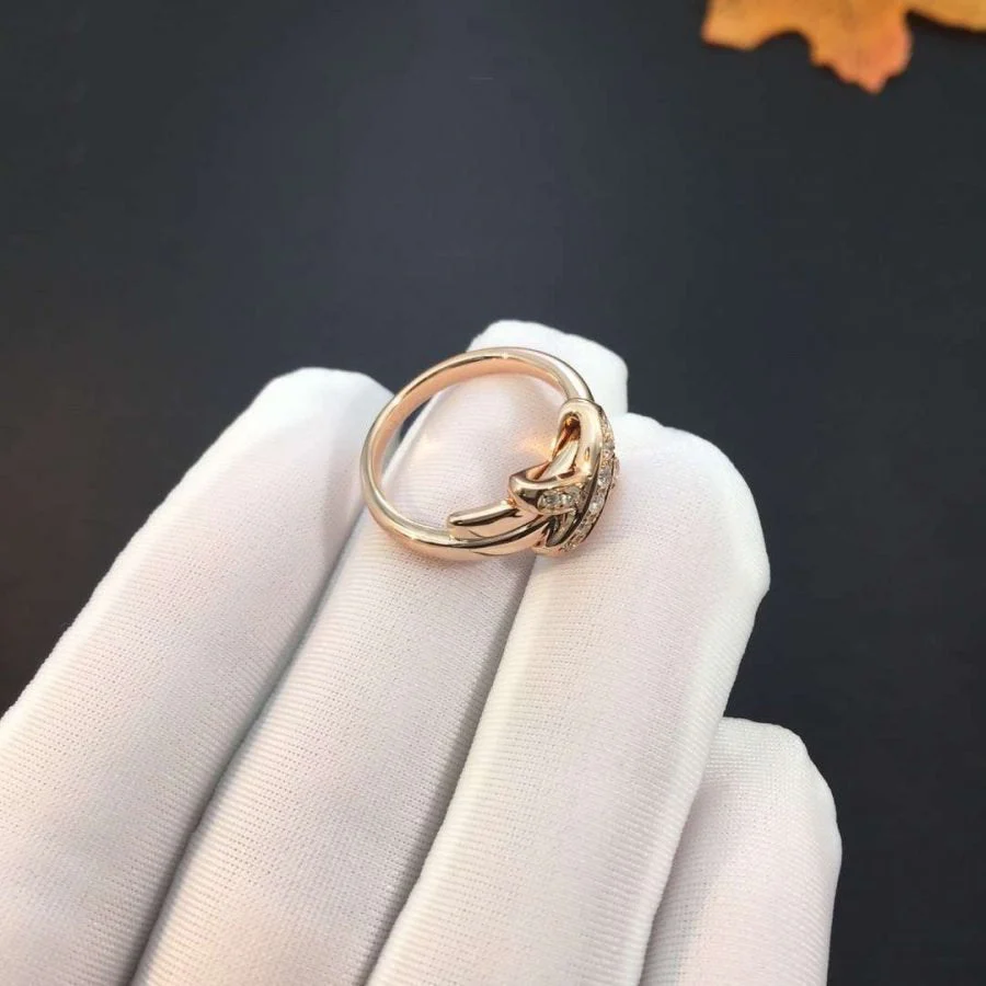 [CH]JEUX DE PINK GOLD DIAMOND RING