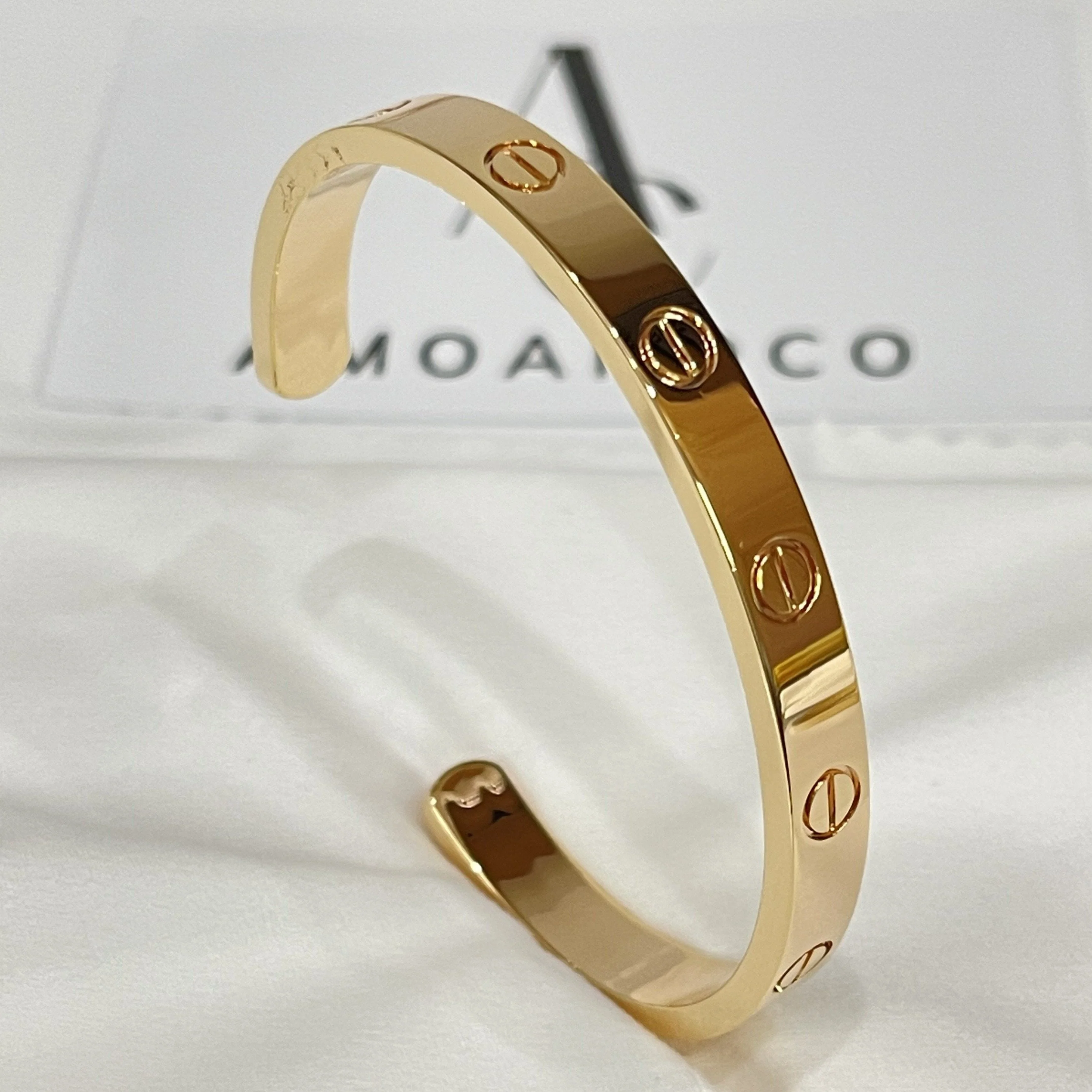 [CT]LOVE BRACELET 6.1MM OPEN CUFF