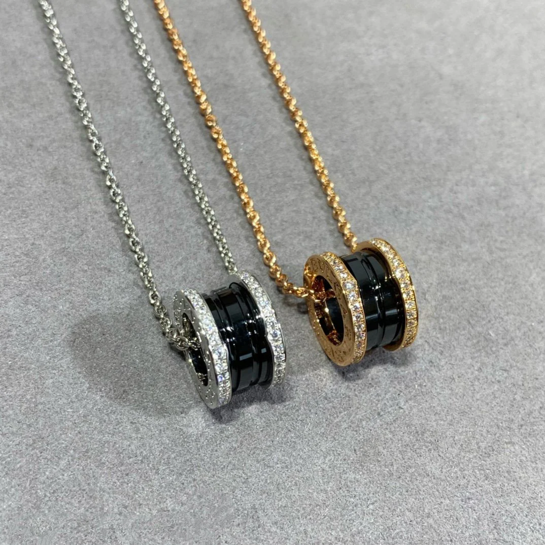 [BV]ZERO 1 DIAMOND CERAMIC NECKLACE