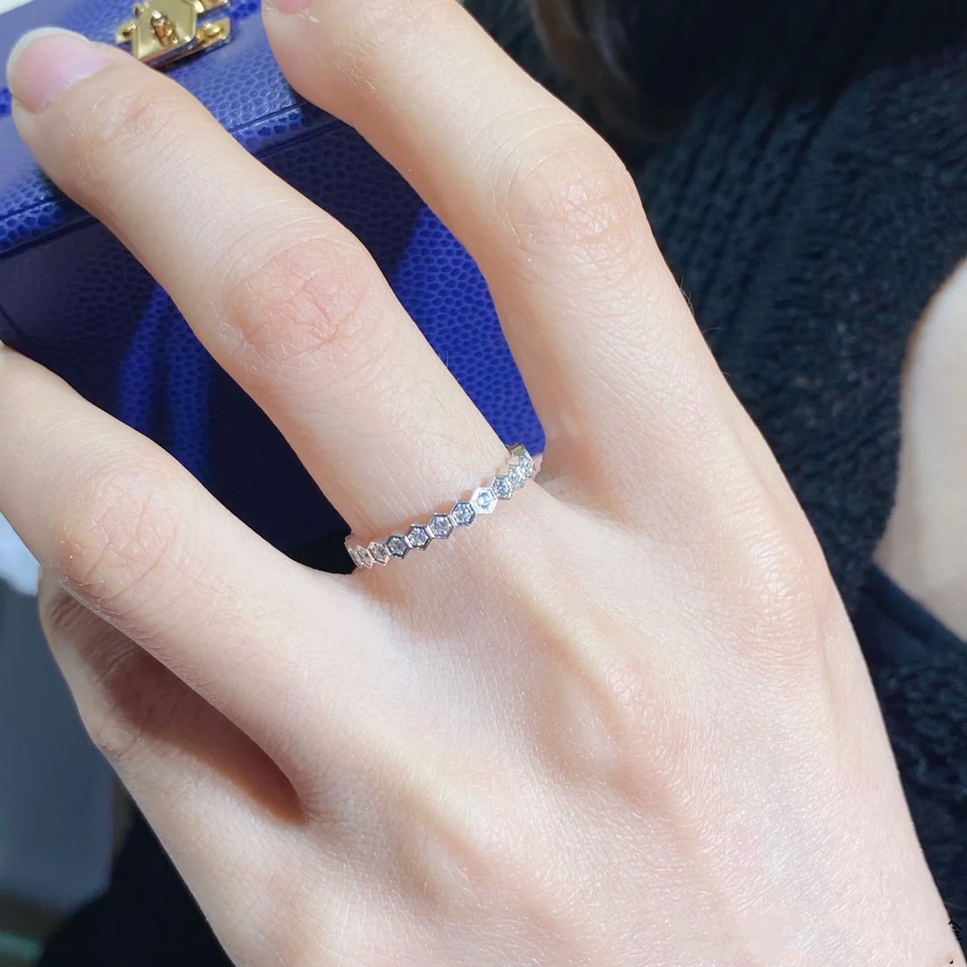 [CH]BEE LOVE DIAMOND PAVED SMALL RING