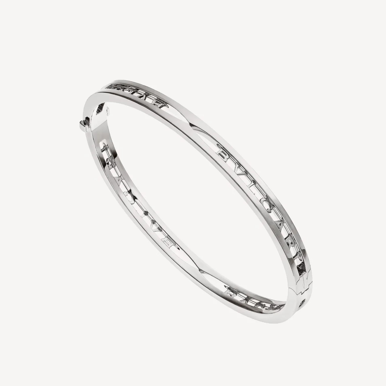 [BV]ZERO 1 SPIRAL LOGO SILVER BRACELET