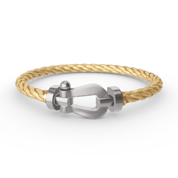 [FE]FORCE LARGE HORSESHOE NO DIAMOND BRACELET SILVER