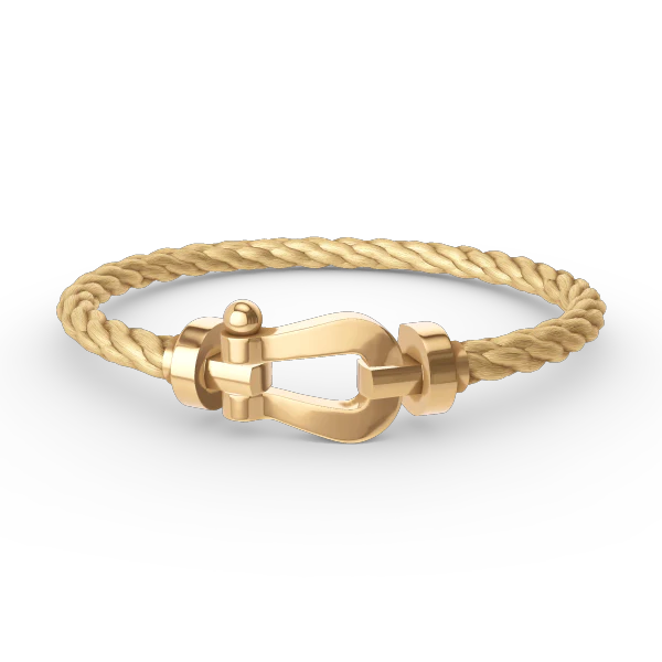 [FE]FORCE LARGE HORSESHOE NO DIAMOND BRACELET GOLD