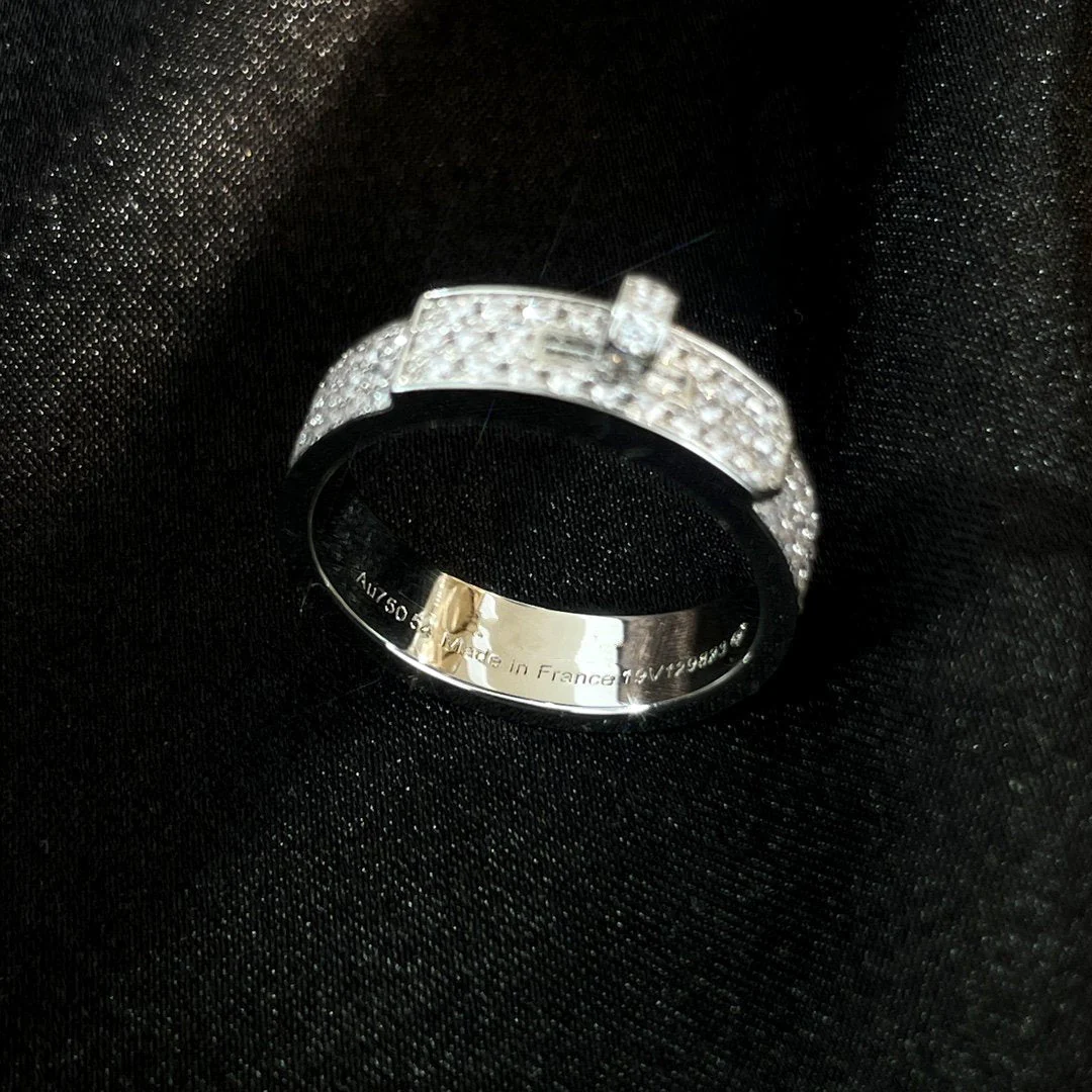 [Hmes]KELLY SILVER DIAMOND RING