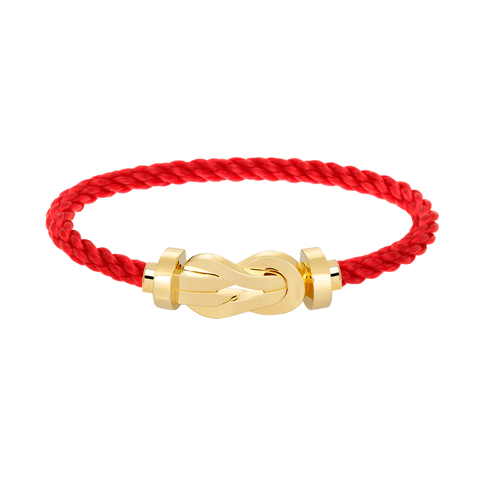 [FE]CHANCE LARGE 8 FIGURE BUCKLE NO DIAMOND BRACELET GOLD