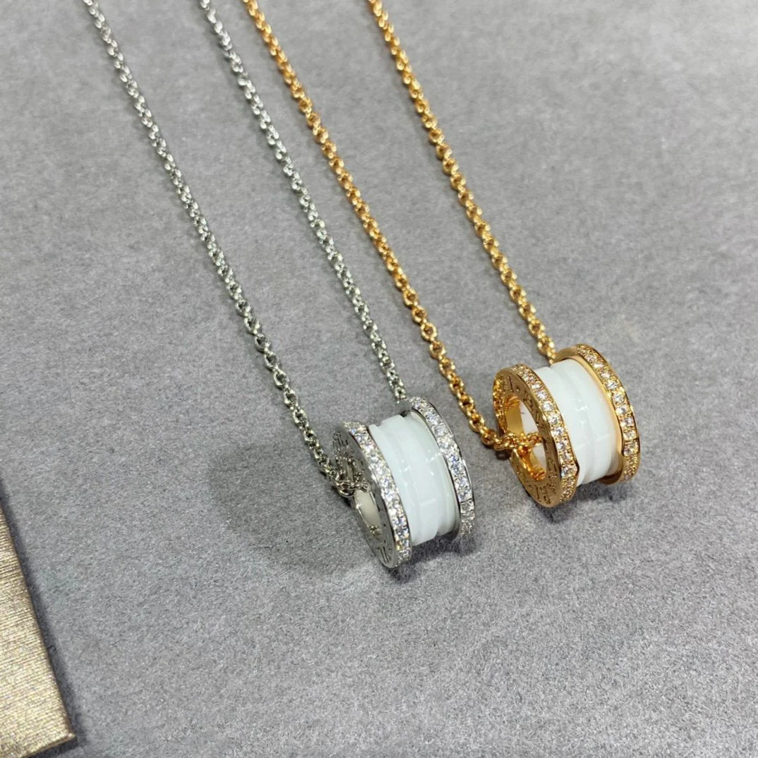 [BV]ZERO 1 DIAMOND CERAMIC NECKLACE
