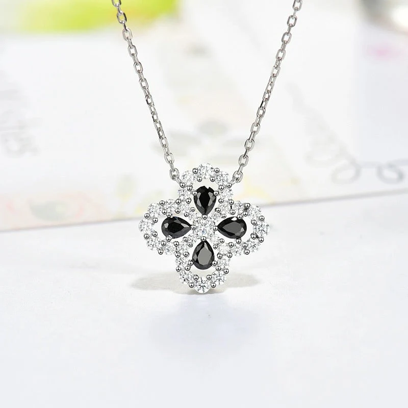 [VA]LOOP NECKLACE FULL MOTIF DIAMOND 16MM MULTIPLE COLORS
