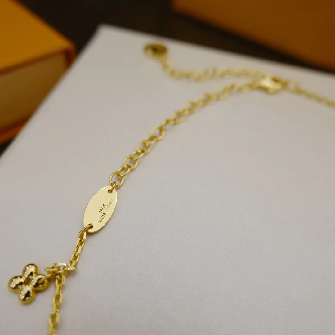 [Loui]BLOOMING SUPPLE NECKLACE BRASS