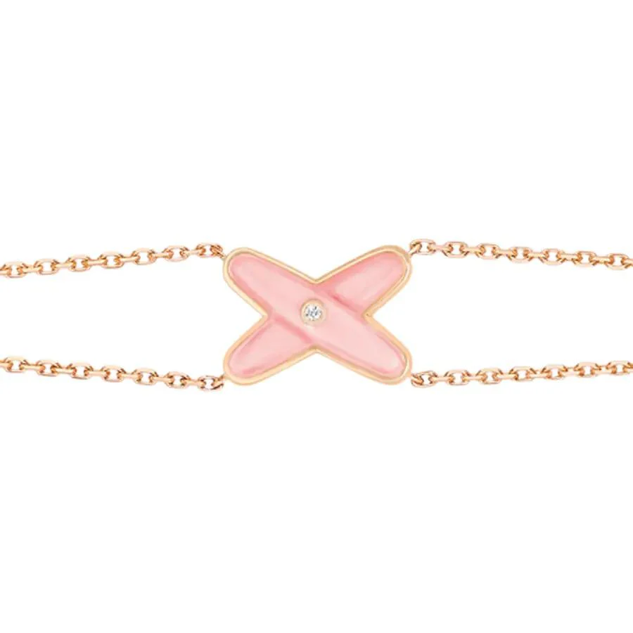[CH]JEUX BRACELET PINK MOP PINK GOLD 1 DIAMOND