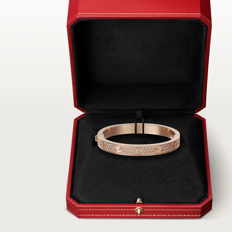 [CT]LOVE BRACELET 6.1MM DIAMOND-PAVED
