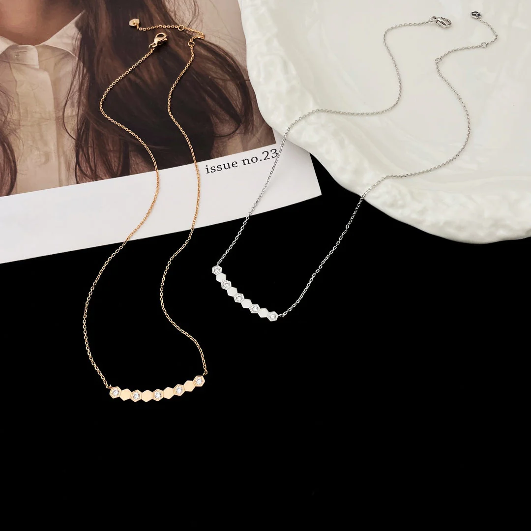 [CH]BEE MY LOVE DIAMOND NECKLACE