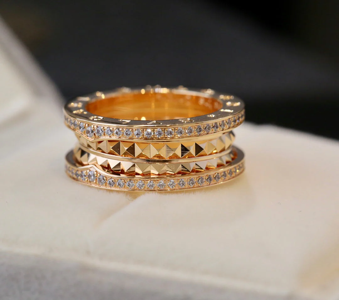[BV]ZERO 1 GOLD DIAMOND RING