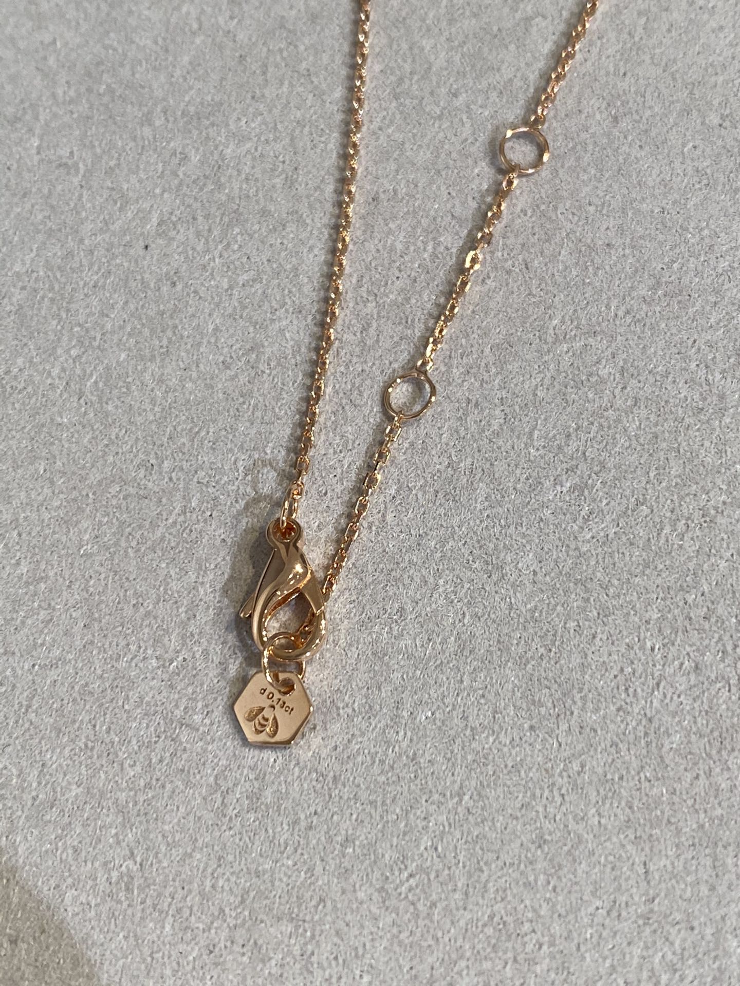 [CH]BEE LOVE DIAMOND NECKLACE