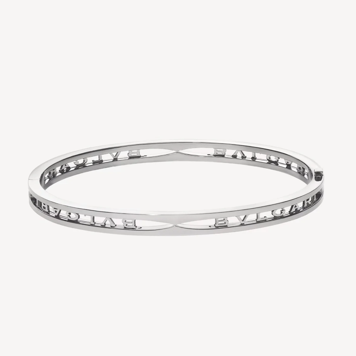 [BV]ZERO 1 SPIRAL LOGO SILVER BRACELET