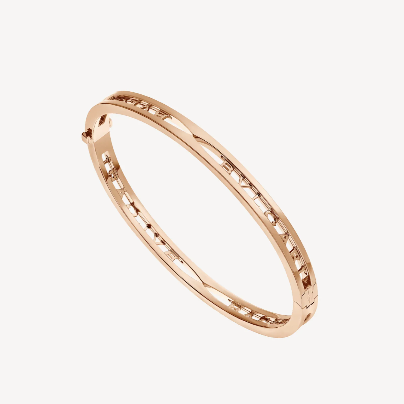[BV]ZERO 1 SPIRAL LOGO PINK GOLD BRACELET