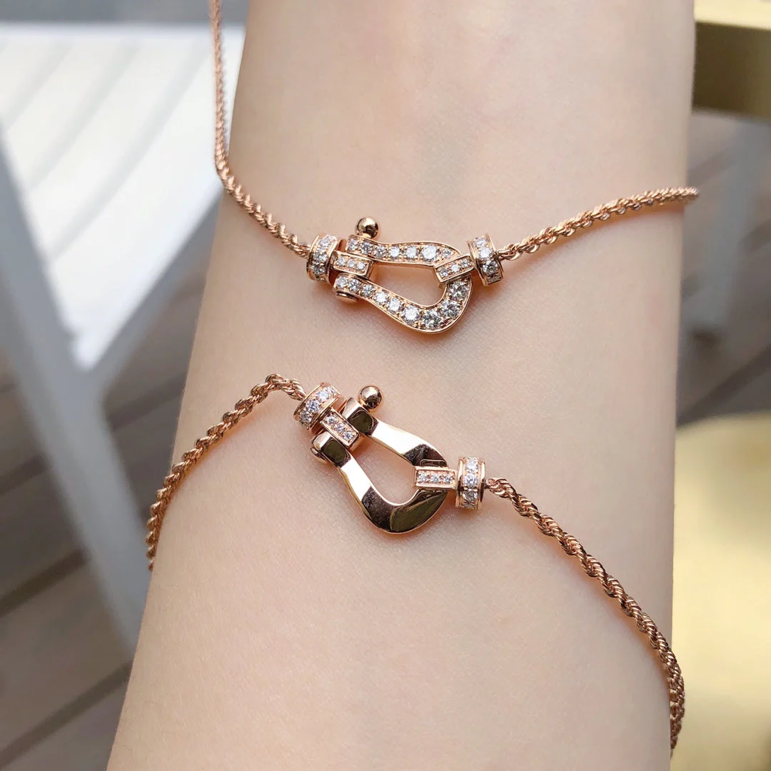 [FE]FORCE 10 PINK GOLD DIAMOND NECKLACE