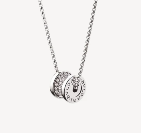 [BV]ZERO 1 SILVER DIAMOND NECKLACE