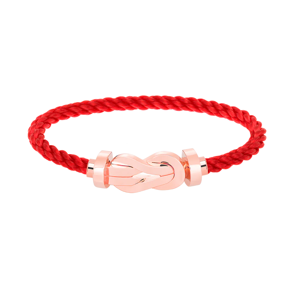 [FE]CHANCE LARGE 8 FIGURE BUCKLE NO DIAMOND BRACELET ROSE GOLD