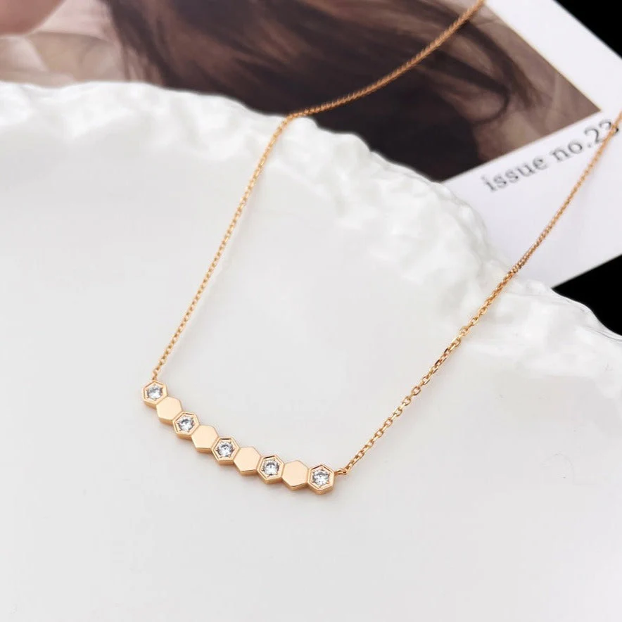 [CH]BEE MY LOVE DIAMOND NECKLACE