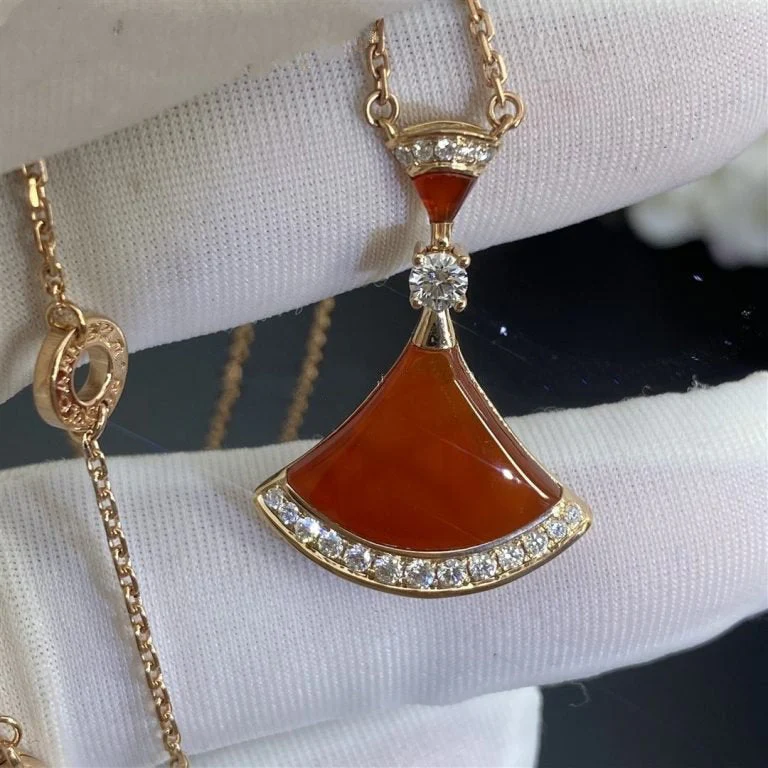 [BV]DREAM NECKLACE CARNELIAN DIAMOND
