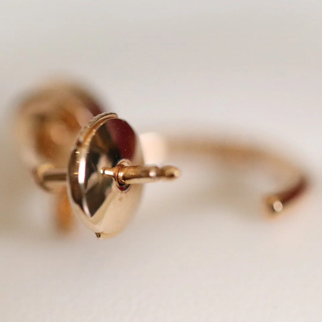 [CT]JUSTE EARRINGS PINK GOLD