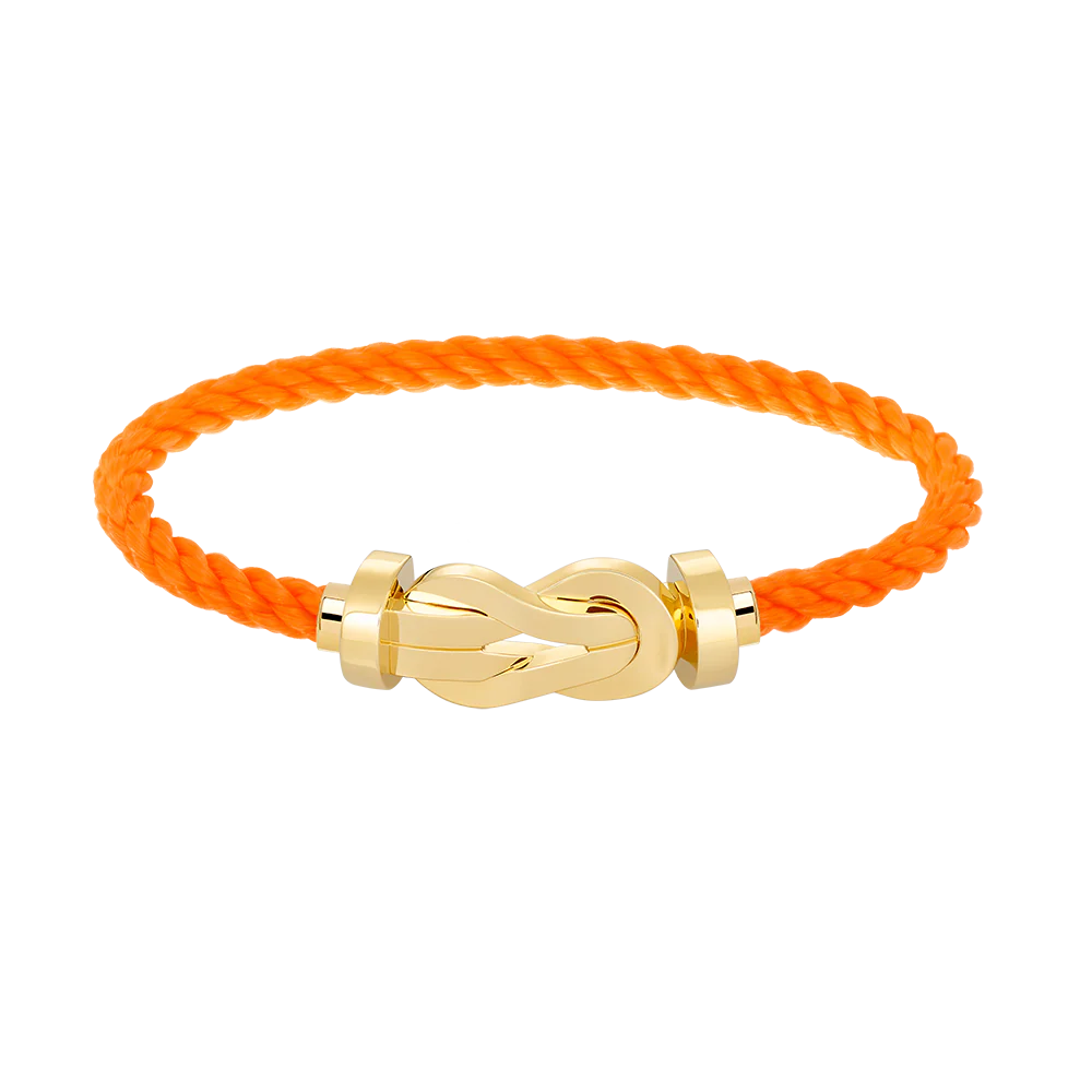 [FE]CHANCE LARGE 8 FIGURE BUCKLE NO DIAMOND BRACELET GOLD