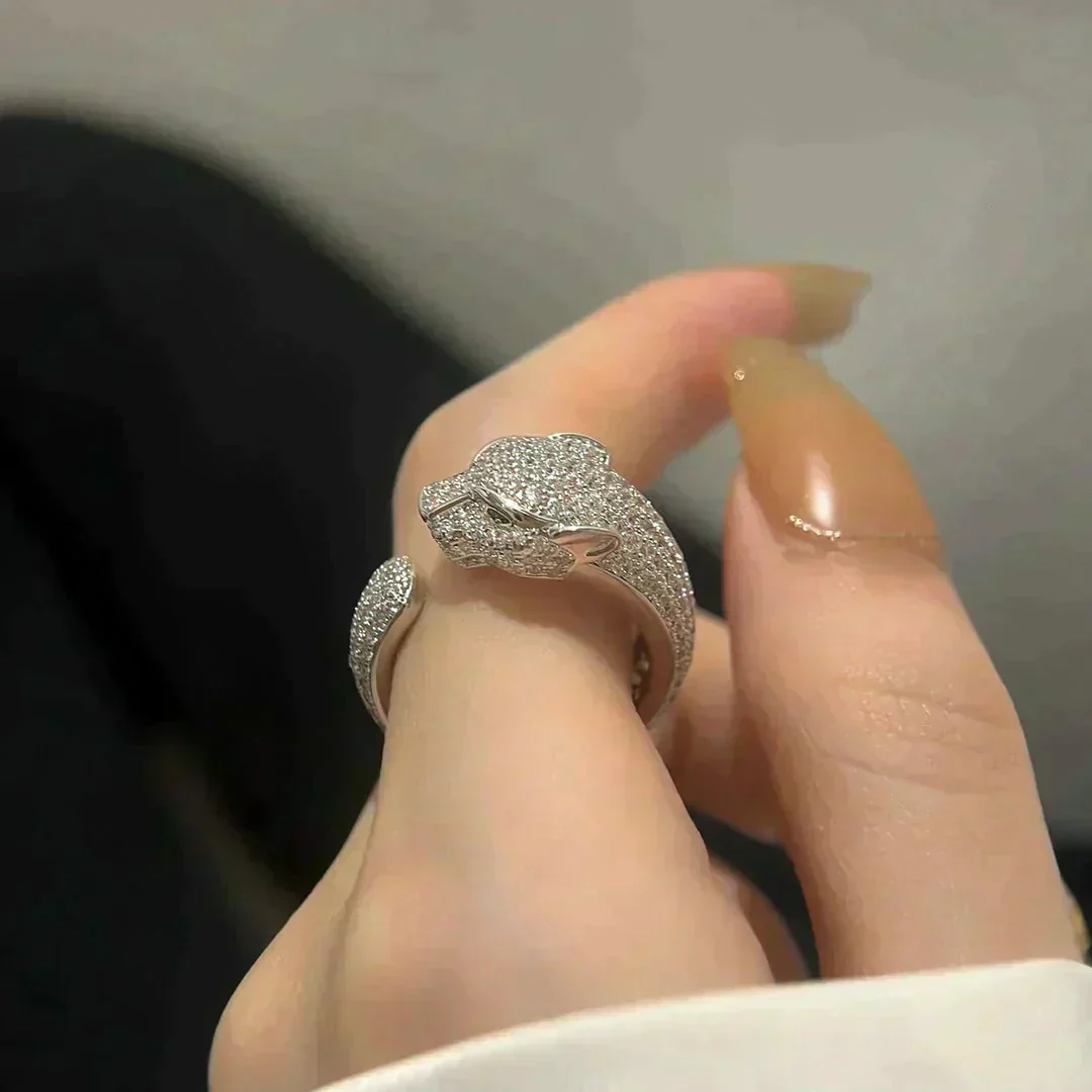 [CT]PANTHERE 5.5MM ALL DIAMOND RING